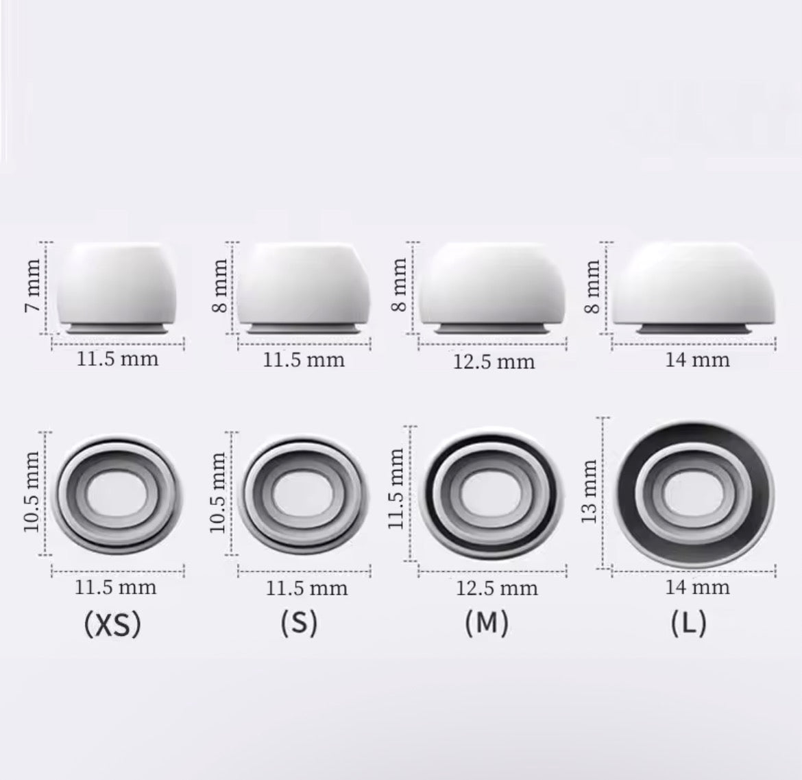 Apple Airpods Pro Ohreinsätze Tips für 2&3 Generation
